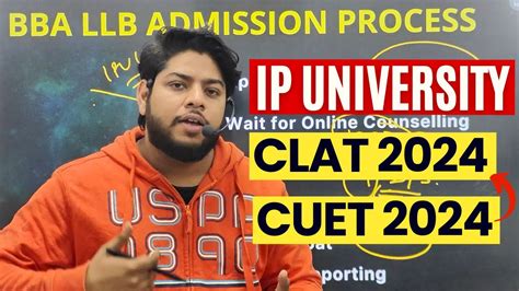 Ip University Ba Llb Bba Llb Counselling Process 2024 Clat Cuet Based