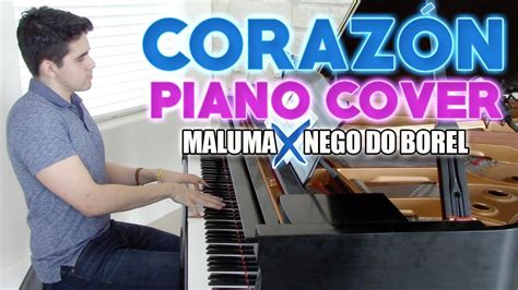 Coraz N Piano Cover Partitura Sheet Music Maluma George