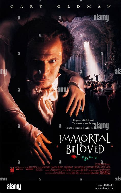 Immortal Beloved Us Poster Art Gary Oldman As Ludwig Van Beethoven 1994 © Columbia Courtesy