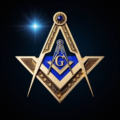 The Square And Compasses Square And Set Of Compasses Joined Symbol Of Freemasonry Stock Image