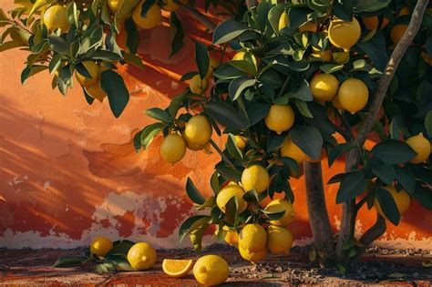 El limonero es una planta de cítricos amarillos que se encuentra en los