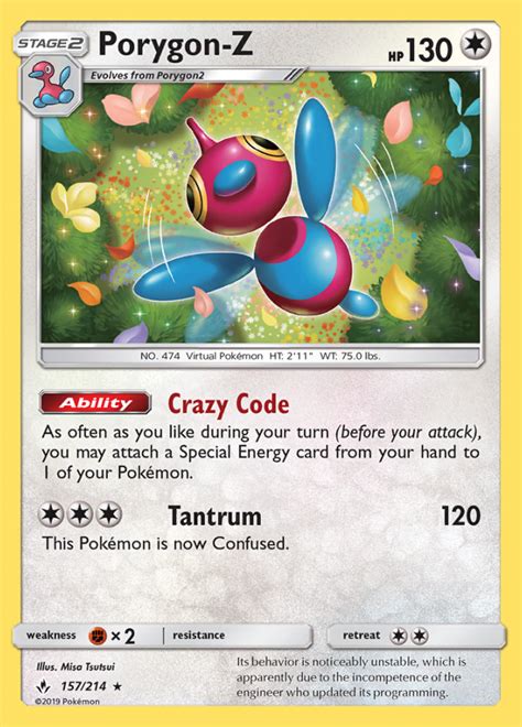 Porygon Z Unbroken Bonds Rare Holo Pokemon Tcg Digitaltq