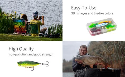 Winshall Fishing Lures Tackle Baits Kit For Freshwater