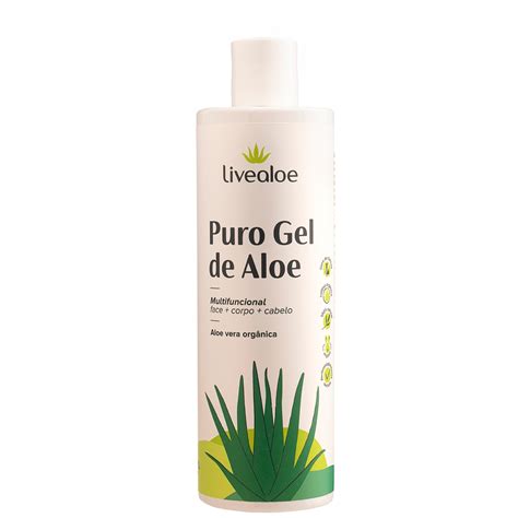 Puro Gel De Aloe Vera 500ml Livealoe A Bela E A Terra