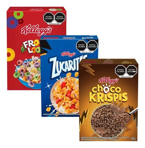 Pack Cereal Kellogg S Zucaritas Choco Krispis Froot Loops Mercadolibre