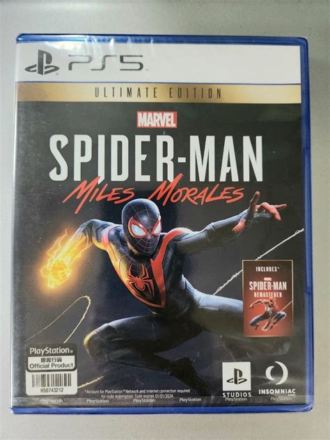 Spiderman Miles Morales Ultimate Edition Brand New For Ps5 Games