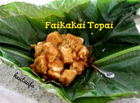 Faikakai Topai Coconut Caramel Dumplings From The Tongan Cuisine