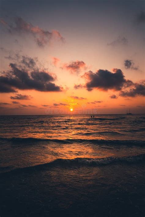 Sea and Beach in the Evening ,Sea View and Evening Stock Image - Image ...