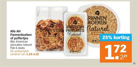 Alle AH Pannenkoeken Of Poffertjes Aanbieding Bij Albert Heijn