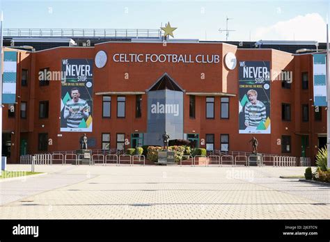 Front Entrance To Parkhead Football Stadium The Home Of Celtic Fc