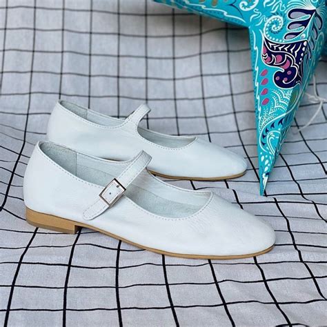 White Leather Mary Jane Shoes Women S Mary Janes Vintage Shoes Handmade White Shoes Leather