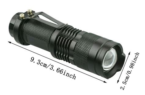 LED Tactical Military Grade Flashlight often used in the military such ...