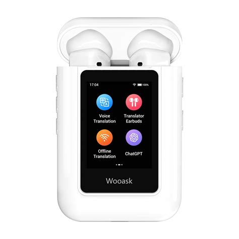 Wooask Translator Earbuds A8 Offline Translator Device No App Required