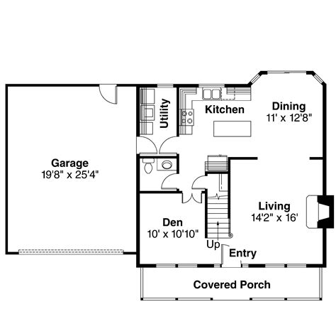 Traditional Farm Style Home Plan First Floor Layout SDL Custom Homes