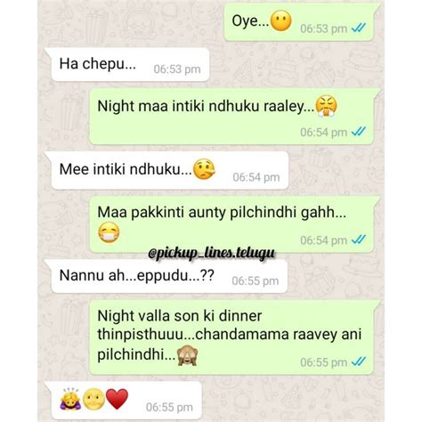 Telugu Pickuplines On Instagram Endhuk Raaley Love