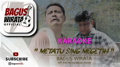 BAGUS WIRATA METATU SING MEGETIH Karaoke Video Versi Ukulele