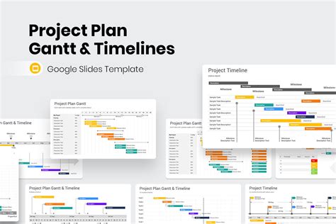 Project Plan Gantt And Timelines Google Slides Template Nulivo Market