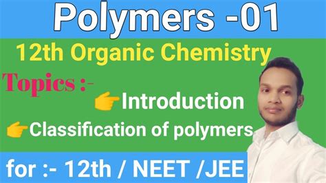 Polymer Polymers Chemistry Class 12 Polymers Organic Chemistry