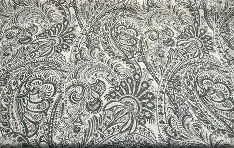 1 Richloom Grand Paisley Gray Chenille Upholstery Fabric By The Yard