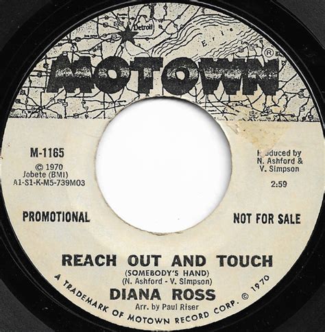 Diana Ross Reach Out And Touch Somebody S Hand Vinyl Discogs