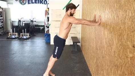 Scapular Pushups Wall Youtube