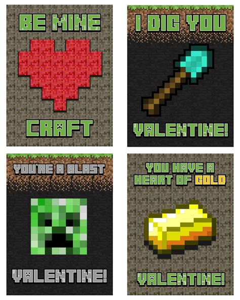 Minecraft Cards Printable Printable Word Searches