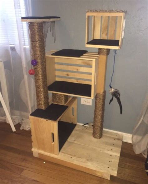 Diy Cat Condo What An Awesome Idea Cat House Diy Diy Cat Tree