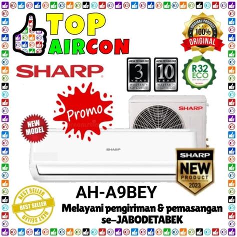 Jual AC SHARP AH A 9 SAY 1 PK THAILAND R32 AH A9SAY PASANG