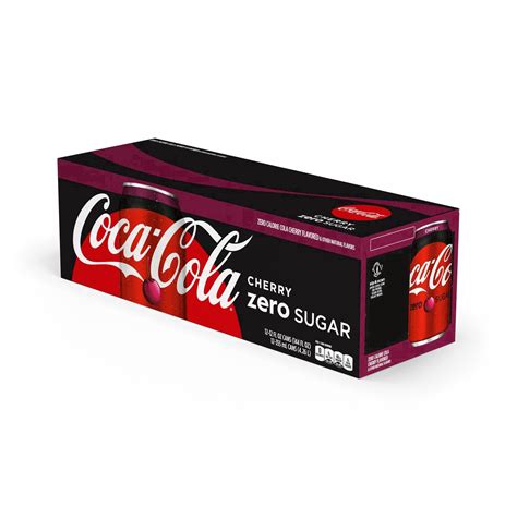 Coca-Cola® zero sugar, cherry 12 ct; 12 fl oz | Shipt