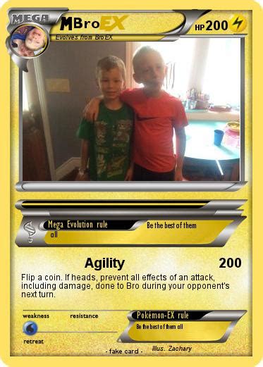 Pok Mon Bro Agility My Pokemon Card