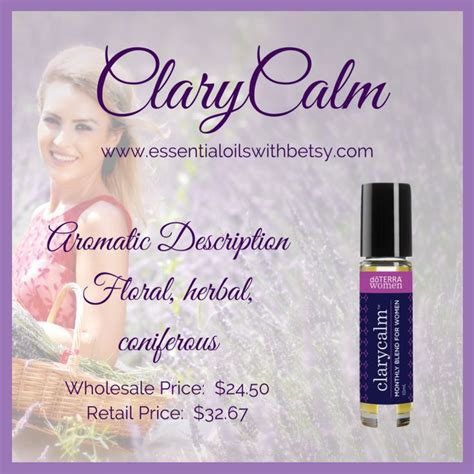 How To Use Clarycalm Womens Blend Doterra Clary Calm Essential Oil