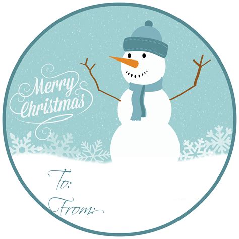 Best Images Of Snowman Gift Tags Printable Snowman Gift Tags Free