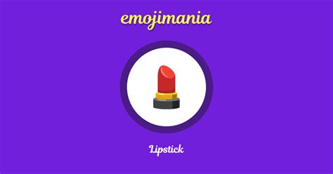 💄 Lipstick emoji Copy & Paste - Emojimania