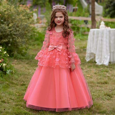 Robe Cérémonie Fille Corail Lola Et Noé