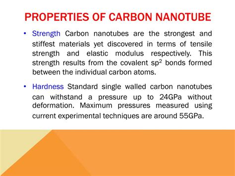 Properties Of Carbon Nanotubes