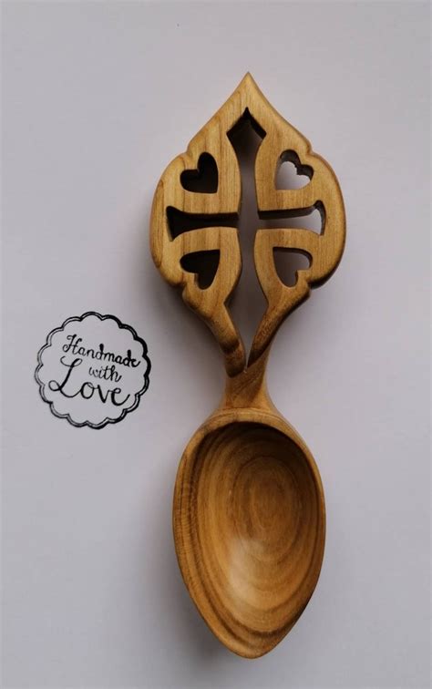 Handmade Welsh Love Spoon No 8 - Etsy