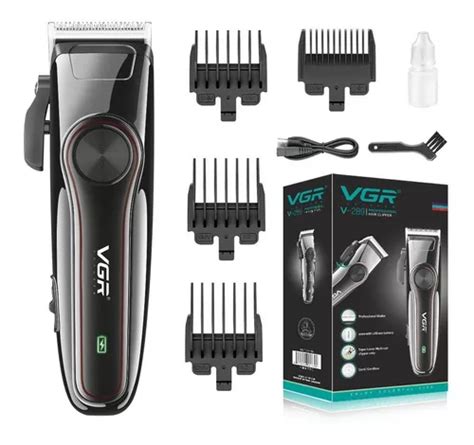 Cortadora De Pelo Barba Clipper Vgr V Recargable Usb Color Negro