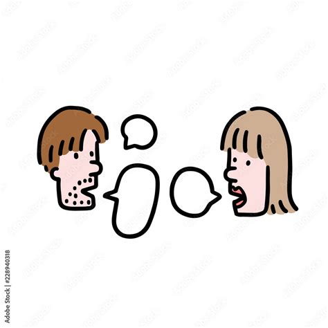 people talking cartoon