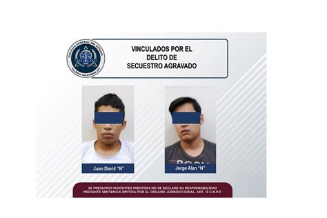 Por Secuestro Agravado Vinculan A Proceso A Dos Presuntos Responsables