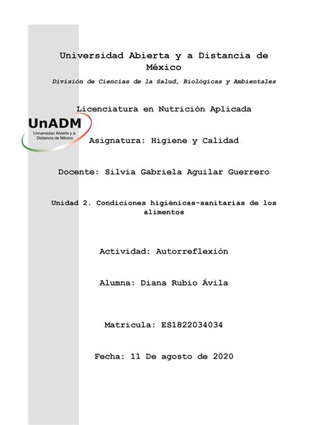 NHCA U2 ATR DIRA Apuntes Objetivos De Las Normas Universidad