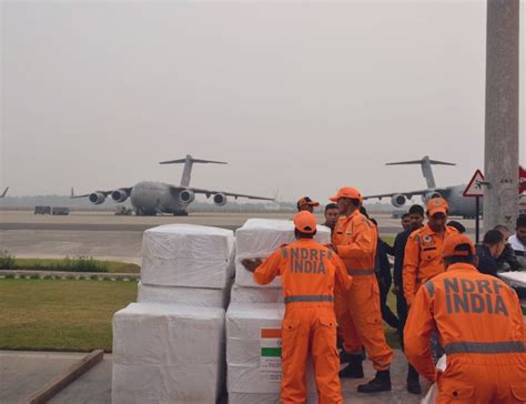 Second Iaf Aircraft Carrying Emergency Aid For Gaza Departs Asian