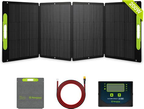 Amazon Newpowa W Portable Solar Panel Kit With Adjustable