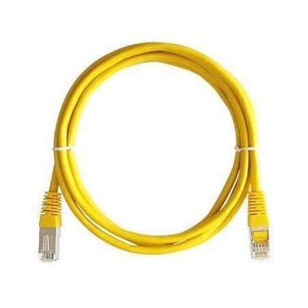 CABO UTP CAT6 PATCH 0 5MT CAT6 AMARELO