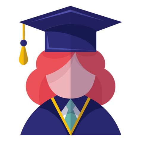 Female Graduate Avatar Icon Transparent Png And Svg Vector File