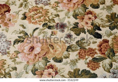 Floral Upholstery Fabric Stock Photo (Edit Now) 3162249