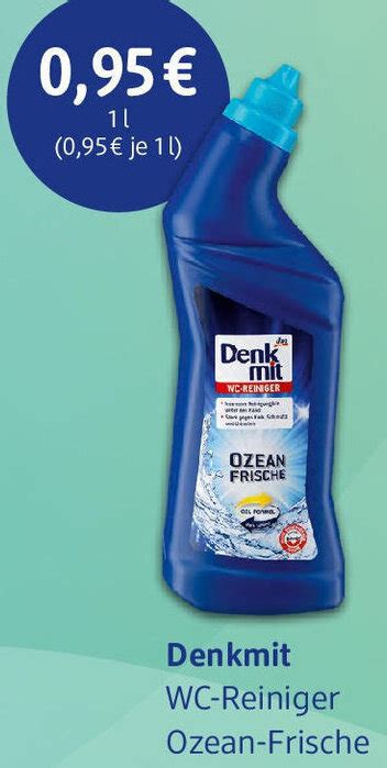 Denkmit WC Reiniger Ozean Frische 1 L Angebot Bei Dm Drogerie