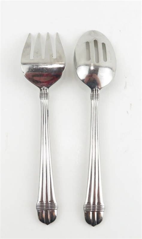 Hampton Silversmiths Odyssey Stainless Serving Fork Slotted