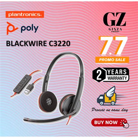 Plantronicspoly Blackwire C3220 A Usb Type A Corded Stereo Headset