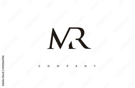 initial MR logo design vector | Logo design, Digital graphics art, ? logo