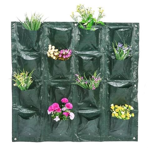 Lan Sac De Plantation Vertical Pour Mur De Jardin Avec Poches